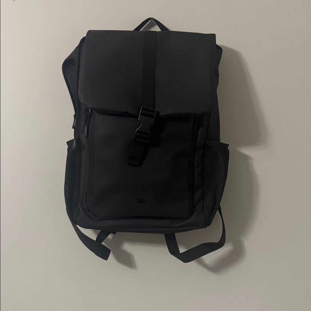 Vrst Black Polyester Backpack - image 1